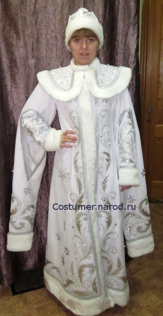 Стилизованный русский костюм Снегурочки