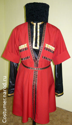 кавказский костюм