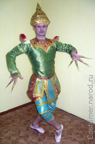 костюм для тайского танца
