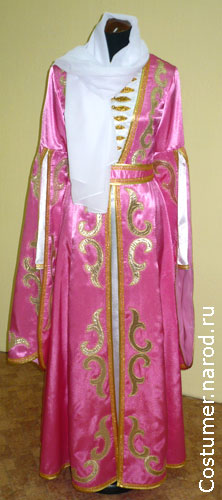 женский кавказский костюм